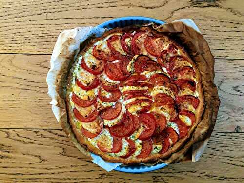 Tarte tomate mozzarella