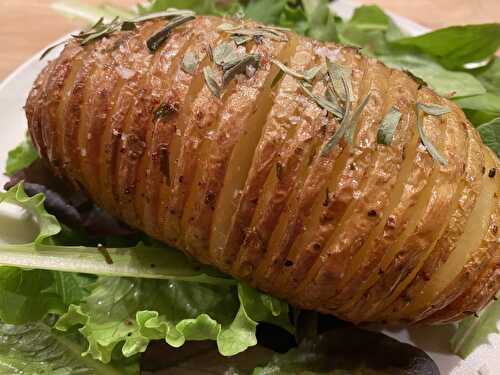 Pommes de terre rôties à la suédoise ou Hasselback Potatoes