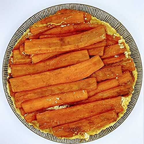 Tarte Tatin Carottes et chèvre frais