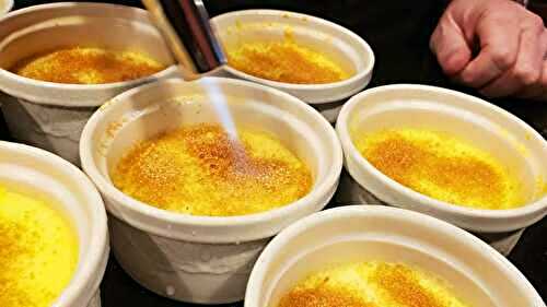 Crème brûlée du Chef Philippe Etchebest