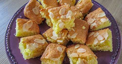 GÂTEAUX AMANDES CITRON