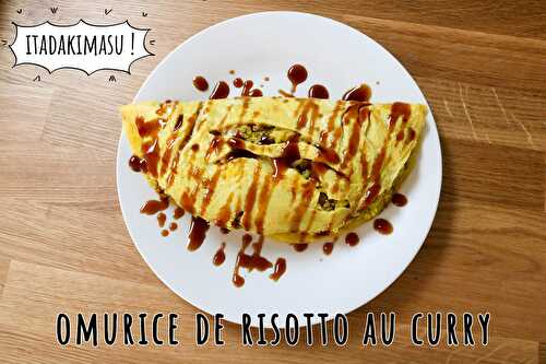 Omurice de risotto au curry