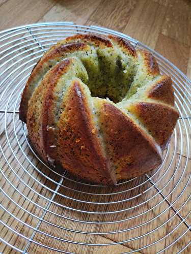 Bundt cake citron pavot