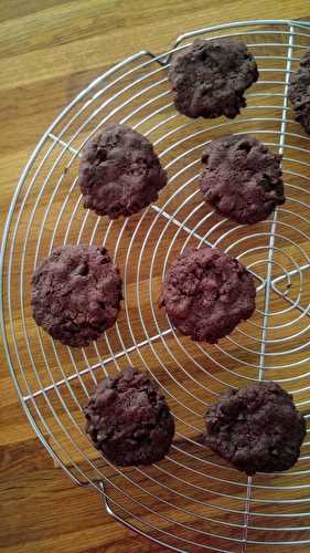 Cookies infiniment chocolat fleur de sel de Pierre Hermé (sans oeuf)