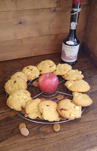 Cookies normands : pommes, calvados, caramels