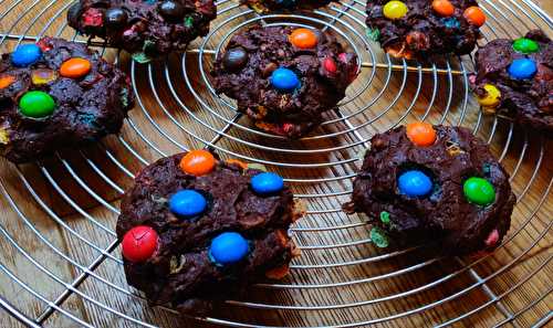Cookies ultra chocolatés aux m&m?s