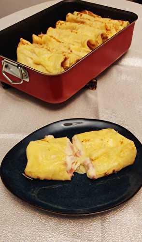 Crêpes fourrées jambon/béchamel