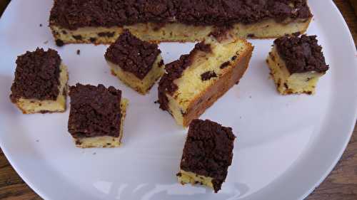 Crumb cake poire/chocolat