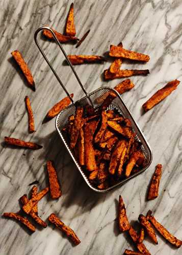 Frites de patate douce épicées (au four)