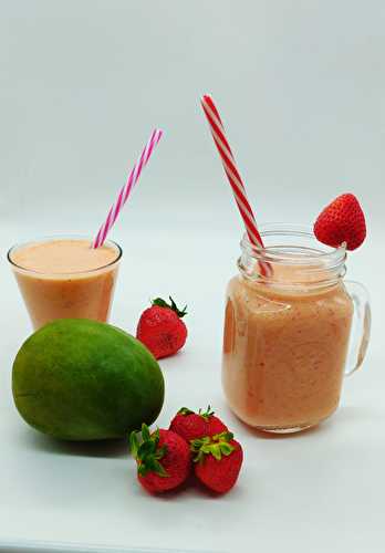 Froyo smoothie fraises mangue