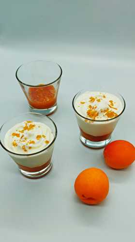 Frozen yogurt à la compotée d?abricots