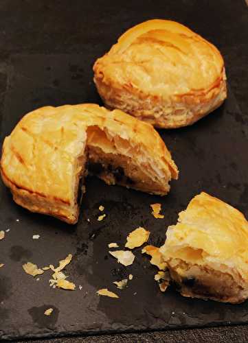 Galettes des rois individuelles oranges confites et pépites de chocolat