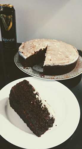 Gâteau chocolat Guinness