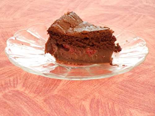 Gâteau magique chocolat/framboises