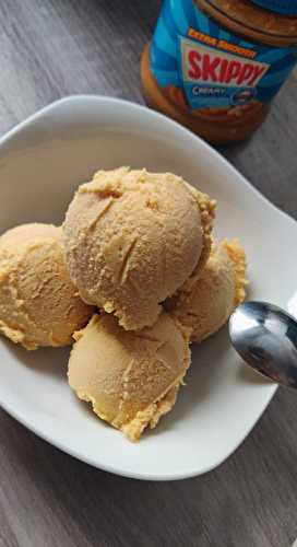 Glace au beurre de cacahuètes