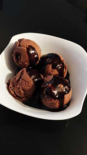 Glace au chocolat