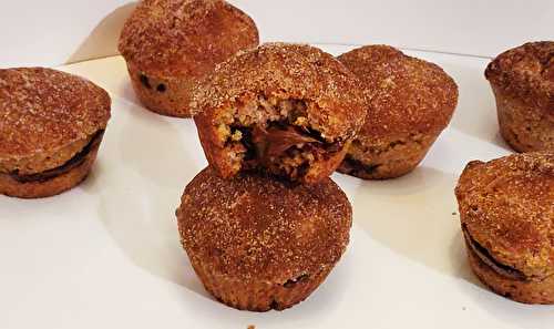 Muffins à la cannelle fourrés au nutella