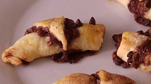 Rugelachs au chocolat et noix de pécan