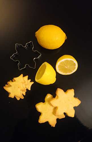 Sablés au citron