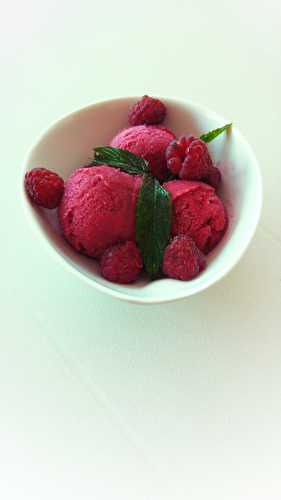 Sorbet à la framboise