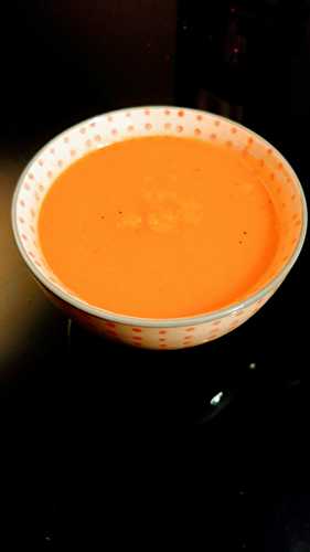 Soupe carotte orange
