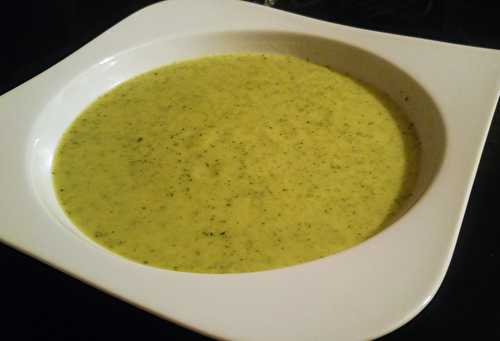 Velouté courgettes/curry