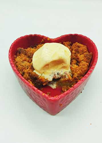 Crumble pomme cannelle