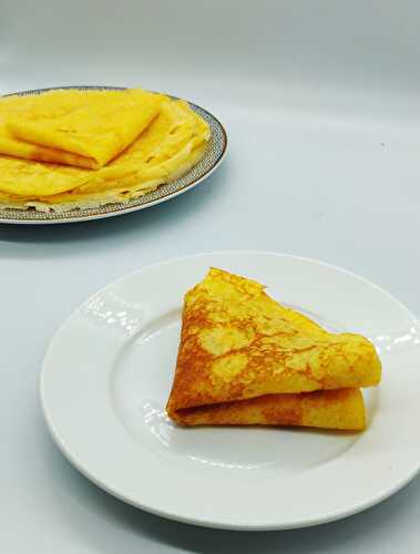 Crêpes sans gluten (option sans lactose)