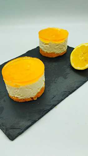 Cheesecakes au citron sans cuisson