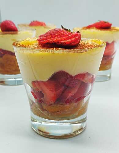 Tiramisu aux fraises