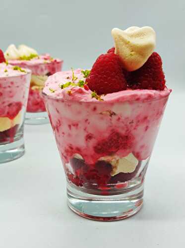 Eton mess framboises-citron vert