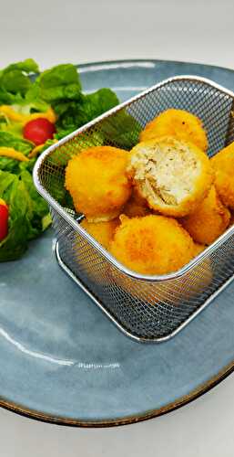 Croquettes de poulet rôti et boursin