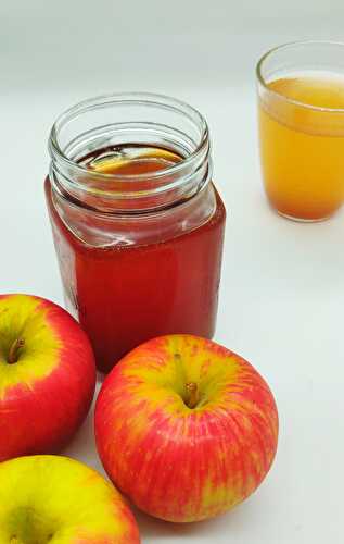 Sirop de pomme à la cannelle maison