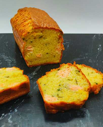 Cake saumon ciboulette