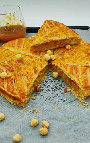 Galette des rois confit de citron/noisettes