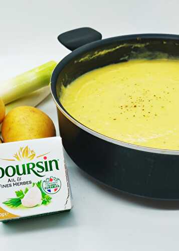 Soupe parmentière au Boursin