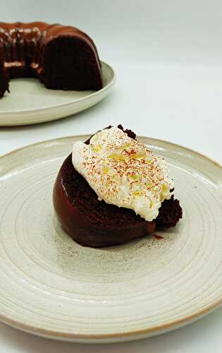 Bundt cake à la stout et au chocolat