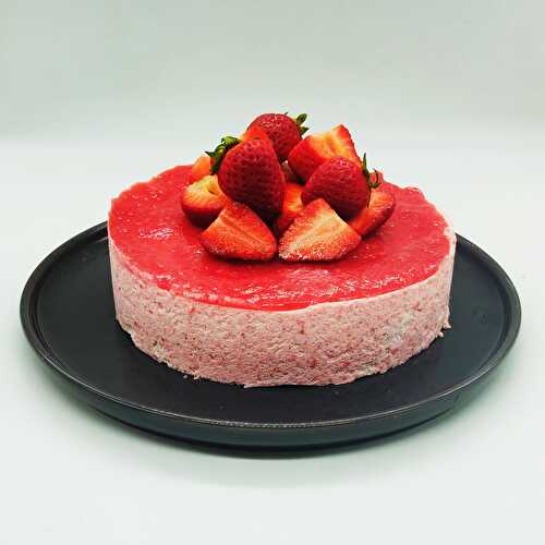 Bavarois aux fraises