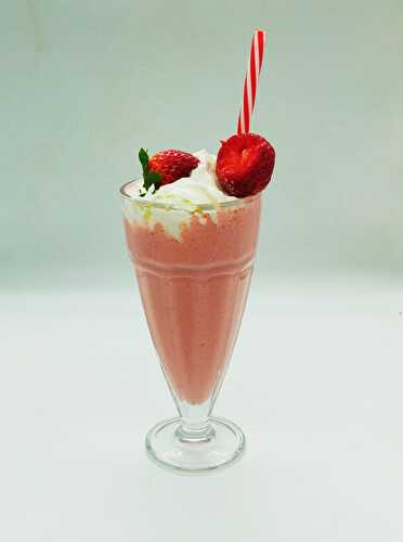 Milkshake à la fraise