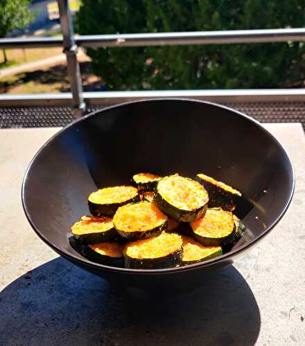 Courgettes au parmesan au four