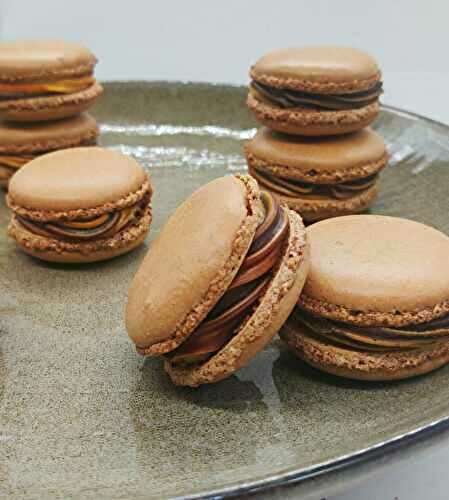 Macarons beurre de cacahuètes – chocolat