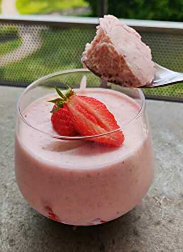 Mousse à la fraise