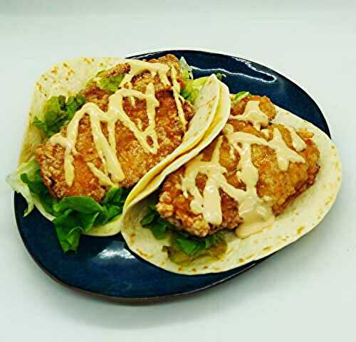Tacos au poulet à la coréenne et mayo fumée de Cyril Lignac