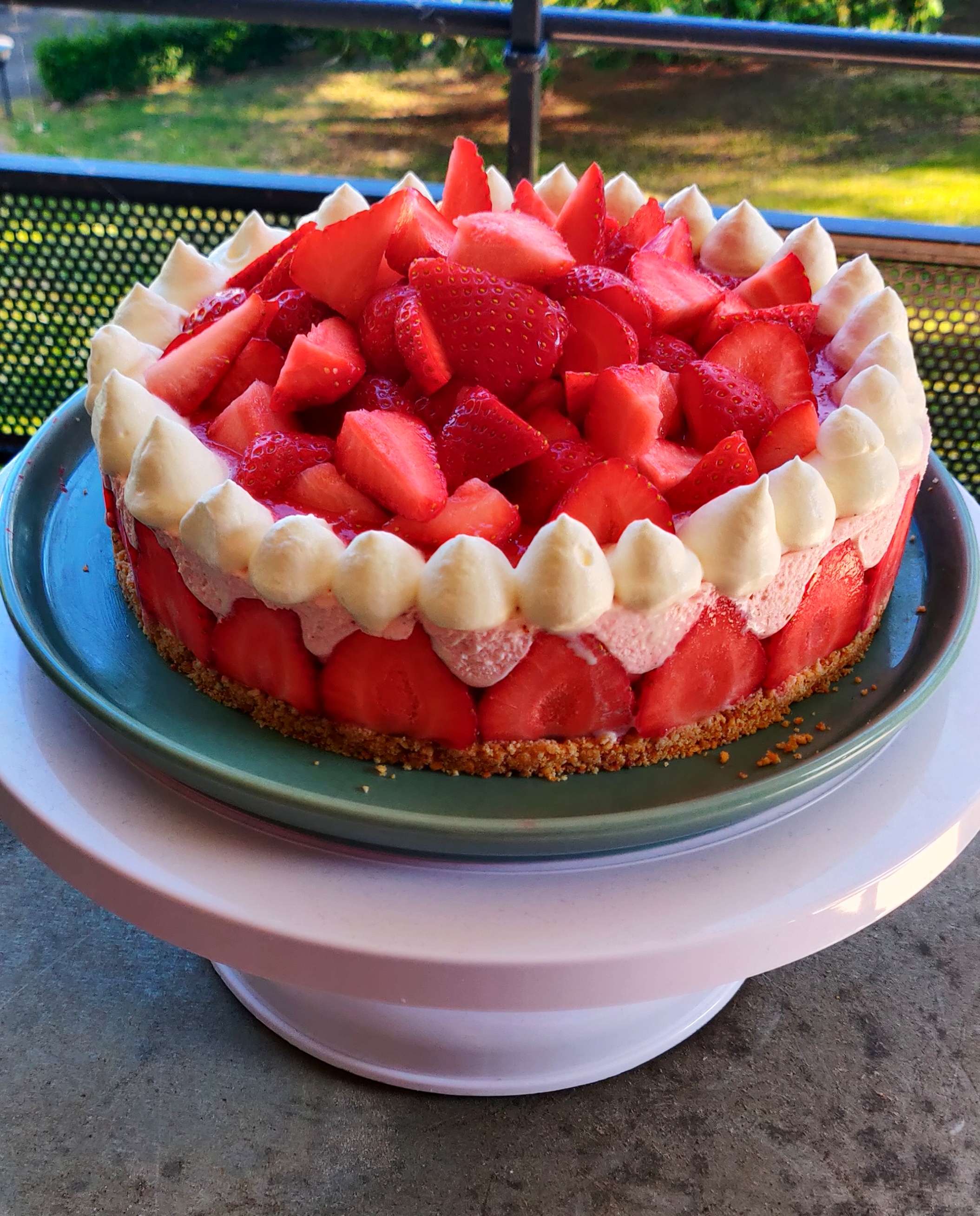 Cheesecake ultra fraise