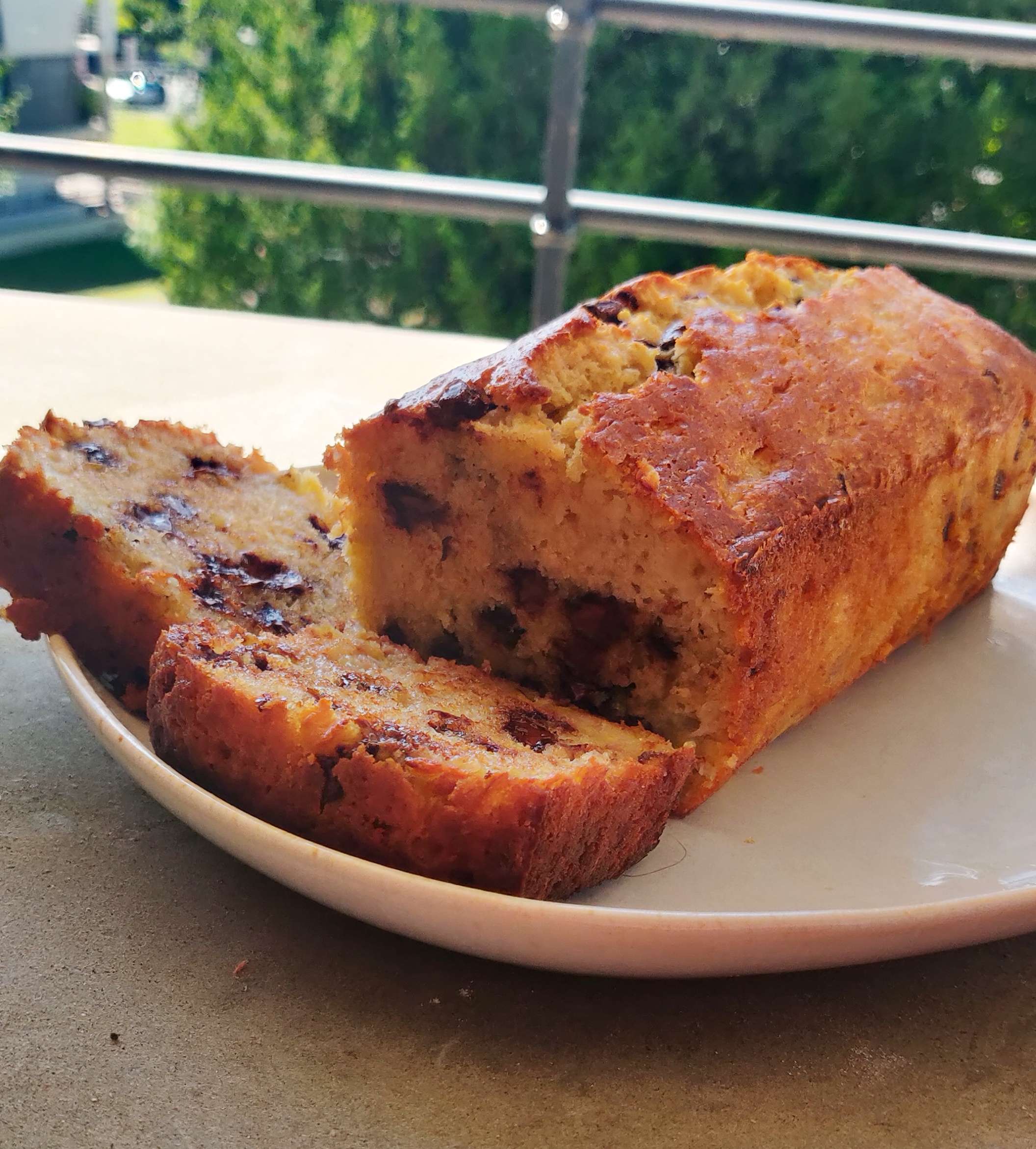 Banana bread aux pépites de chocolat