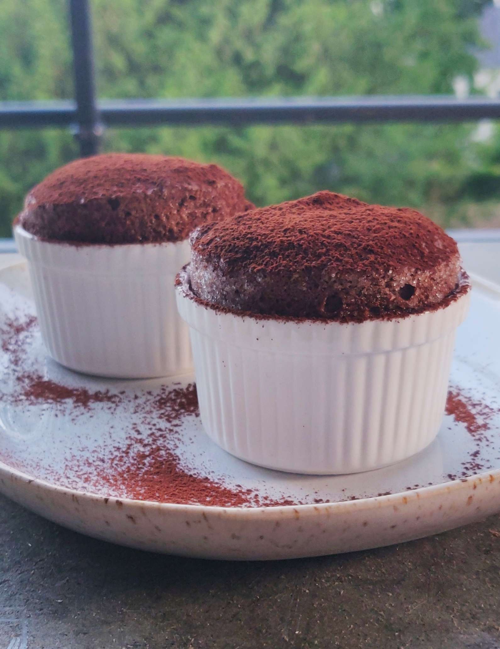 Soufflés au chocolat de John Mitzewich