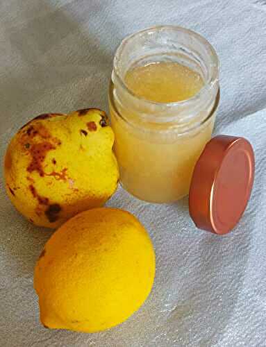 Confiture poire citron de Christophe Adam