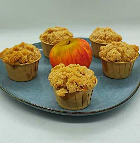 Muffins crumble pomme cannelle