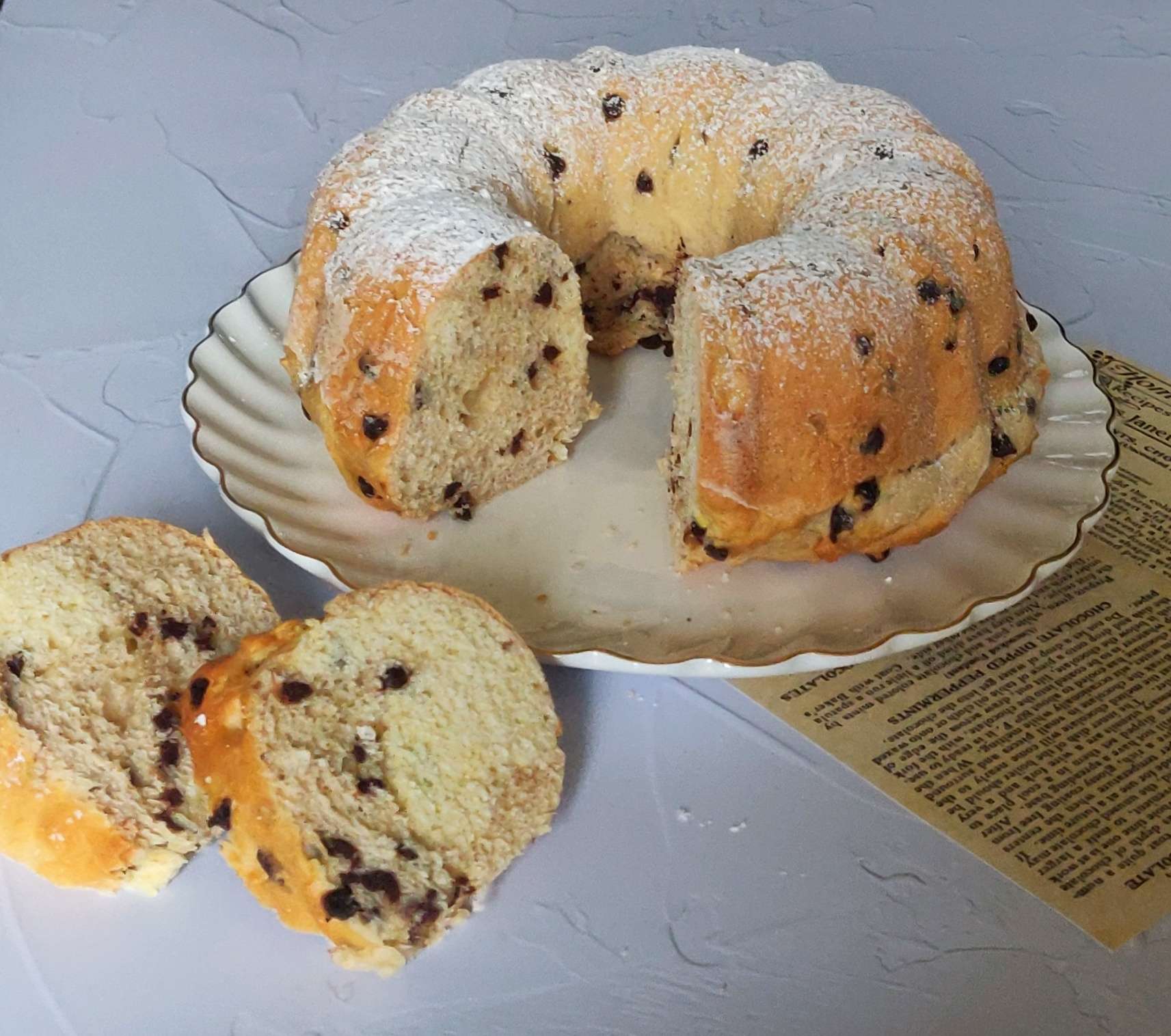 Brioche buchty aux pépites de chocolat