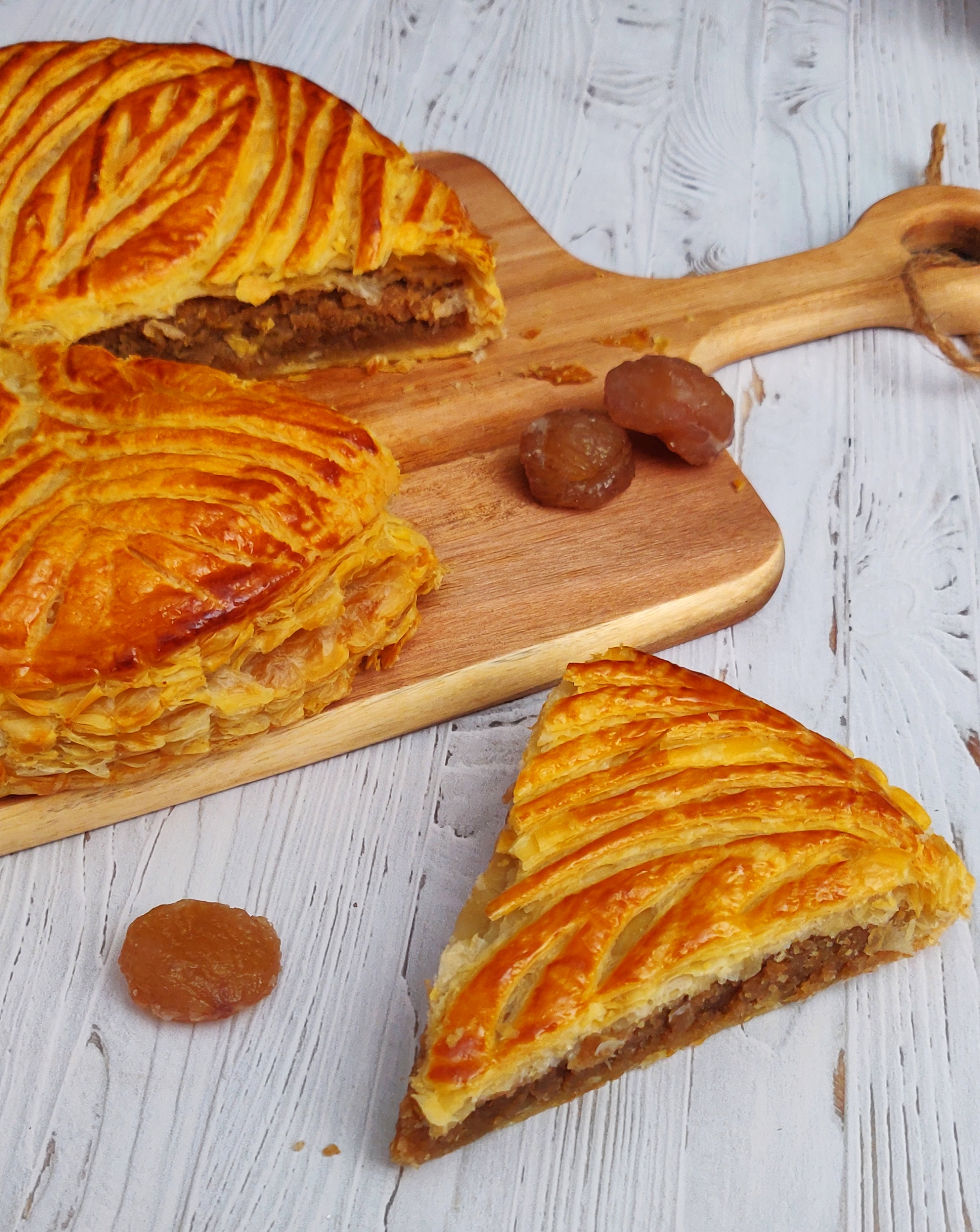 Galette des rois à la crème de marrons